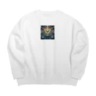 wワンダーワールドwの飛翔 Big Crew Neck Sweatshirt