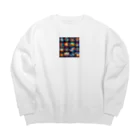 wワンダーワールドwの森羅万象 FIRST Big Crew Neck Sweatshirt