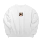 ninja-TbgM8oqsemjYのピクセルグラフィック Big Crew Neck Sweatshirt