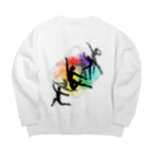 アトリエ レオズのmale ballet dancers(薄色用） Big Crew Neck Sweatshirt