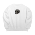 wワンダーワールドwのSKULL002 Big Crew Neck Sweatshirt