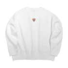 sallysanaのジッパーまんまるベイビー Big Crew Neck Sweatshirt