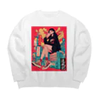 遷風記（せんぷうき）の遷風記「都市の呼吸」 Big Crew Neck Sweatshirt