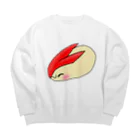 Lily bird（リリーバード）の優しいうさぎリンゴちゃん Big Crew Neck Sweatshirt