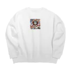 raio-nのアメリカの輝き・パトリオティックシンボル Big Crew Neck Sweatshirt