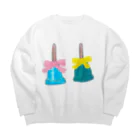 Lily bird（リリーバード）のカラフルハンドベル Big Crew Neck Sweatshirt