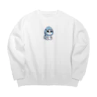 きぐるみあにまるず！の泣き虫きぐるみネコ Big Crew Neck Sweatshirt