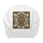 BABYLON  Channel　aiのルネサンス絵　バロック模様🖼️ Big Crew Neck Sweatshirt