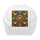 BABYLON  Channel　aiのRenaissance バロック　European Big Crew Neck Sweatshirt