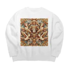 BABYLON  Channel　aiのRenaissance  バロック模様 Big Crew Neck Sweatshirt