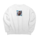 AQUAMETAVERSEのフライングバイク　Tomoe bb 2712 Big Crew Neck Sweatshirt