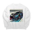 Makisuのラージ Big Crew Neck Sweatshirt