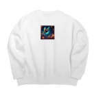 yanrokuのTORI4 Big Crew Neck Sweatshirt