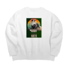 SaBATaNのアーミー猫6 Big Crew Neck Sweatshirt