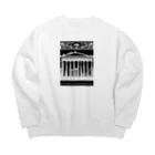 ZZRR12のギリシャの遺跡 Big Crew Neck Sweatshirt