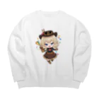 NO MAGIC RELIC HUNTERのNO MAGIC RELIC HUNTER #セレニウム ちゃんお祝い Big Crew Neck Sweatshirt