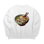 脂身通信Ｚのうどん_240701 Big Crew Neck Sweatshirt