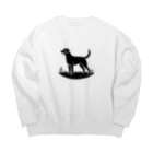 Dododの犬 Big Crew Neck Sweatshirt