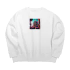 Saori_malaysiaのサクラダファミリア Big Crew Neck Sweatshirt