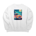 okagiの車 Big Crew Neck Sweatshirt