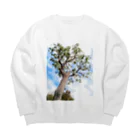 華吉草力の木2 Big Crew Neck Sweatshirt