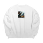 shoma7007の一面龍 Big Crew Neck Sweatshirt