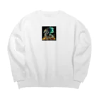 shoma7007の金龍 Big Crew Neck Sweatshirt