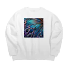 chika_22の羽根の柄 Big Crew Neck Sweatshirt