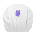 HARU999のなきがおくん Big Crew Neck Sweatshirt