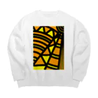 LiNKaGeのSUN Big Crew Neck Sweatshirt