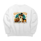 Naoki21のDOG x HALLOWEEN 02 Big Crew Neck Sweatshirt