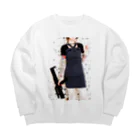 PPPRのgrumble gun girl  Big Crew Neck Sweatshirt