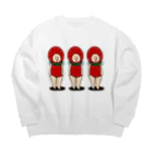 【Yuwiiの店】ゆぅぅぃーのいちごの妖精さん Big Crew Neck Sweatshirt