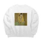 Art Baseの接吻 / グスタフ・クリムト(The Kiss 1908) Big Crew Neck Sweatshirt