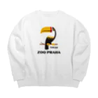 Bunny Robber GRPCのTUKAN_ZOO PRAHA Big Crew Neck Sweatshirt