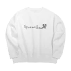 Nozi NozikoのGive me Esa（ウーパー） Big Crew Neck Sweatshirt