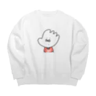 みとん今治のみとんちゃん（真顔） Big Crew Neck Sweatshirt