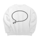 ぷぁ〜のかんがえちゅう Big Crew Neck Sweatshirt