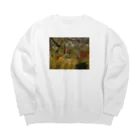 Art Baseの熱帯嵐のなかのトラ / アンリ・ルソー(Tiger in a Tropical Storm(Surprised!)1891) Big Crew Neck Sweatshirt