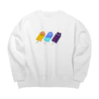 ラザ郎のあいす Big Crew Neck Sweatshirt