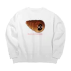 SF legacyのチョココロネ生命体 Big Crew Neck Sweatshirt