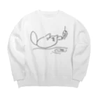 しもじょーのさかなぬすみ Big Crew Neck Sweatshirt