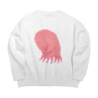 三好愛のおなかいたいとき Big Crew Neck Sweatshirt