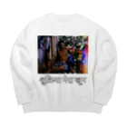 TiTANのThank you My blood Big Crew Neck Sweatshirt