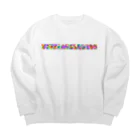 meiroのカラフルな七対子 Big Crew Neck Sweatshirt