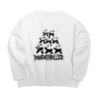 イトスク　のパンダスリラー Big Crew Neck Sweatshirt