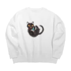 #保護猫カフェひだまり号の小町シリーズ Big Crew Neck Sweatshirt