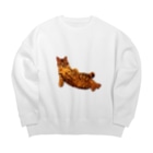 Elegant CatのElegant Cat ③ Big Crew Neck Sweatshirt