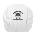 efrinmanの犬と共に（kuroshiba） Big Crew Neck Sweatshirt