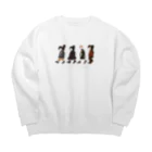 沙糖5㌘のPeppermint Hedgehog Big Crew Neck Sweatshirt